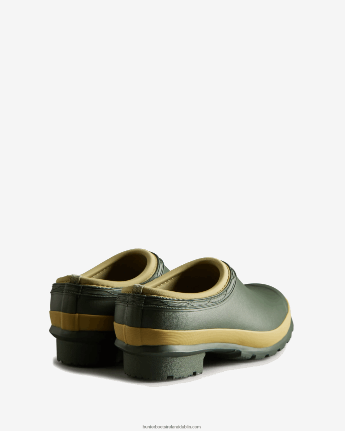 Women Hunter Gardener Clogs Vintage Green 68TN2X113