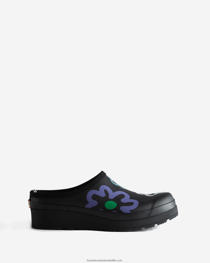 Women Hunter PLAY Flower Pop Print Clogs Flower Pop Print 68TN2X116
