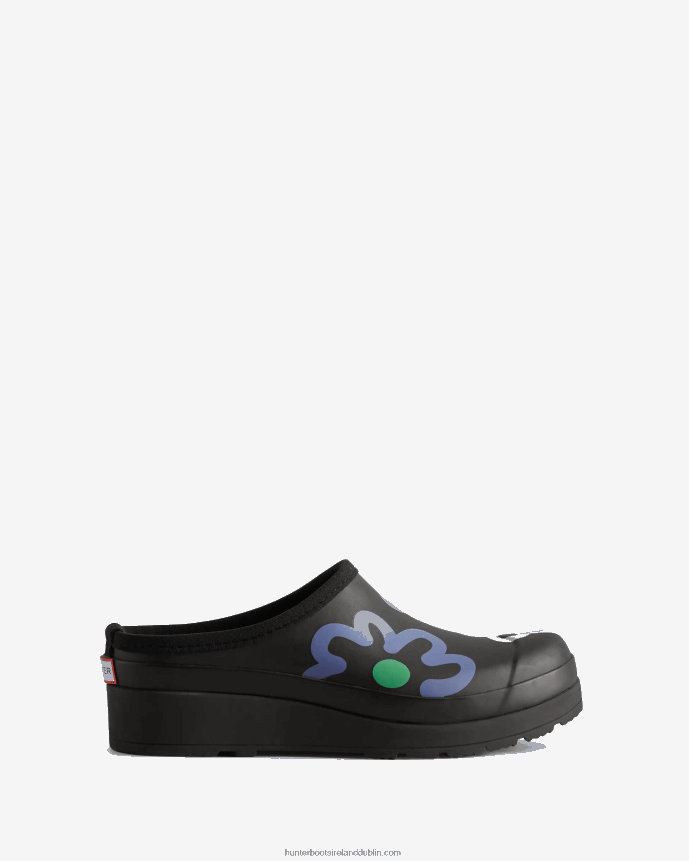 Women Hunter PLAY Flower Pop Print Clogs Flower Pop Print 68TN2X116