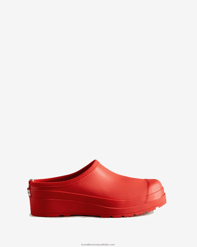 Women Hunter Play Clogs Logo Red 68TN2X290