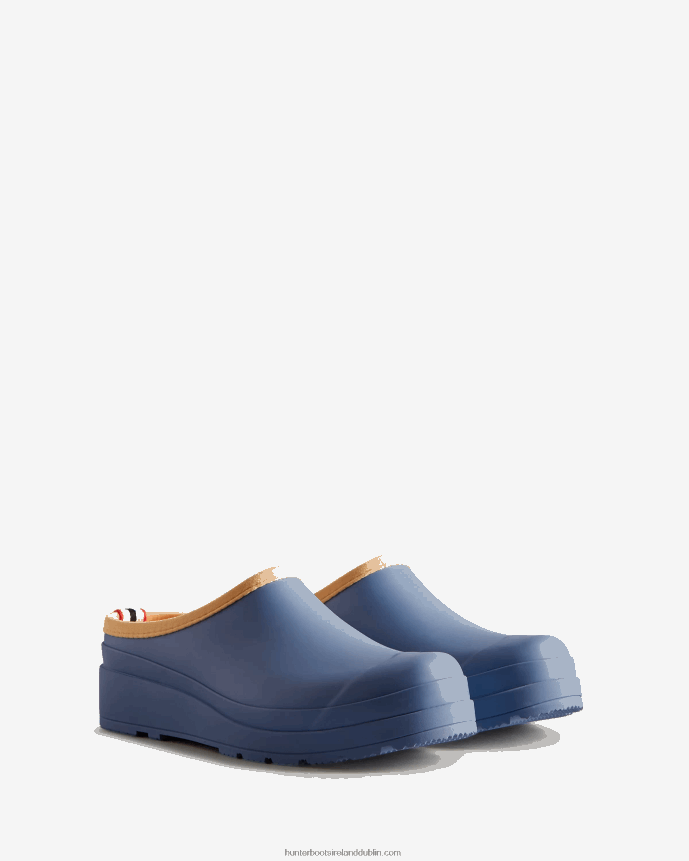 Women Hunter Play Clogs Stornaway Blue/Summit Rise Peach 68TN2X144