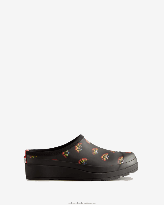 Women Hunter Play Mini Rainbow Clogs Mini Rainbow Print 68TN2X268