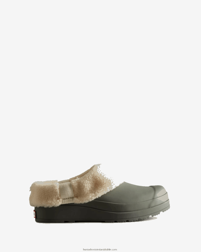 Women Hunter Play Vegan Shearling Insulated Clogs Urban Grey 68TN2X329