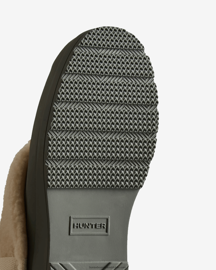 Women Hunter Play Vegan Shearling Insulated Clogs Urban Grey 68TN2X329