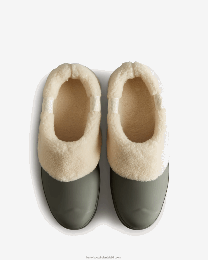 Women Hunter Play Vegan Shearling Insulated Clogs Urban Grey 68TN2X329