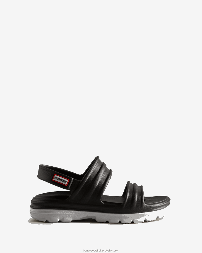 Women Hunter BLOOM Sandal Black/White 68TN2X239