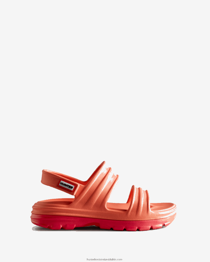 Women Hunter BLOOM Sandal Sun-Cup Orange/Rowan Pink 68TN2X200