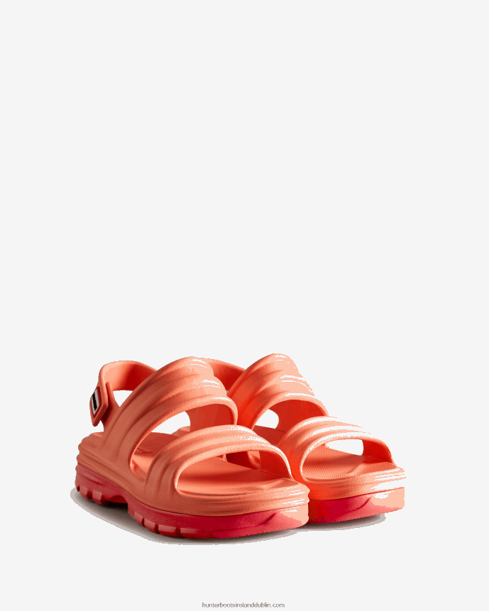 Women Hunter BLOOM Sandal Sun-Cup Orange/Rowan Pink 68TN2X200