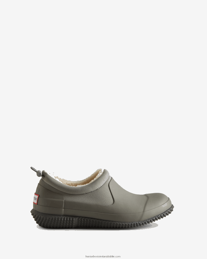 Women Hunter Insulated Vegan Shearling Shoe Tundra Grey/Docker Grey/White Willow 68TN2X265
