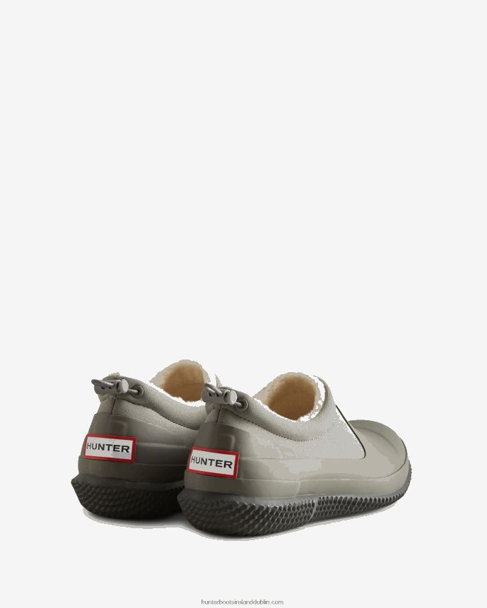 Women Hunter Insulated Vegan Shearling Shoe Tundra Grey/Docker Grey/White Willow 68TN2X265
