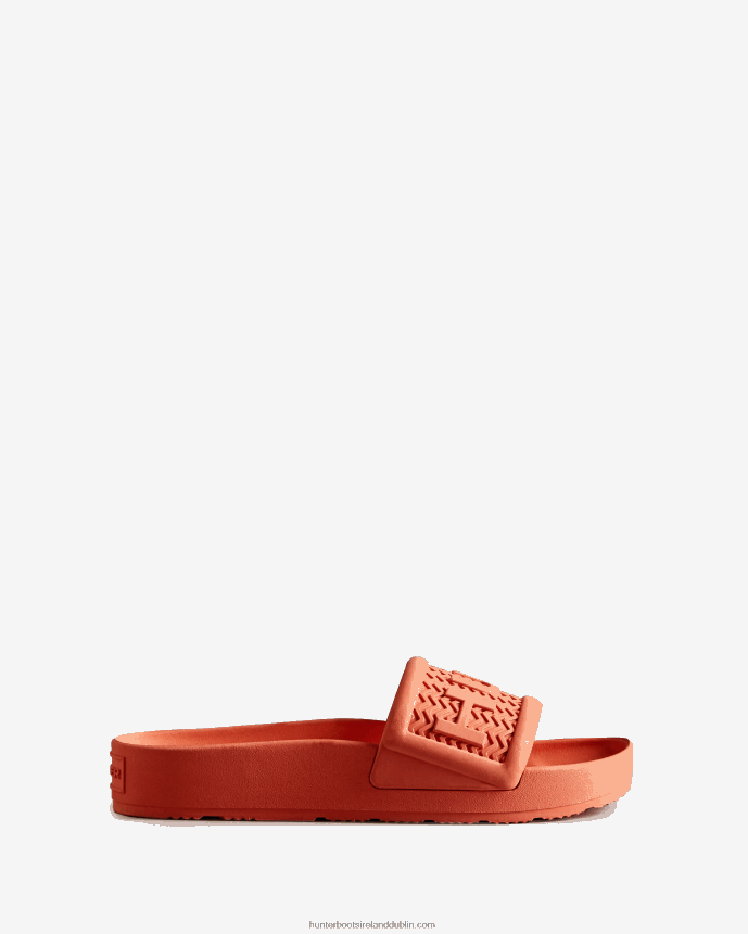 Women Hunter BLOOM Slides Sun-Cup Orange 68TN2X284